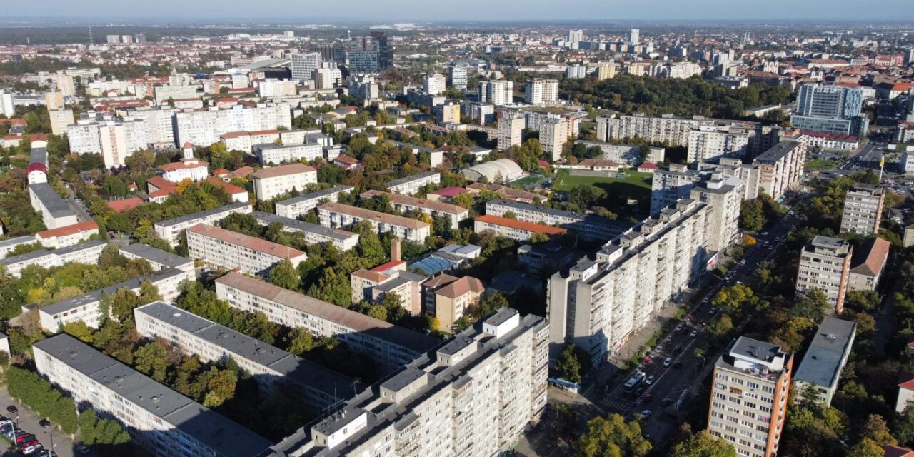 Cel mai populat cartier din Timisoara, revitalizat printr-un proiect al primariei: parcuri, parcari, zone pietonale, locuri de joaca